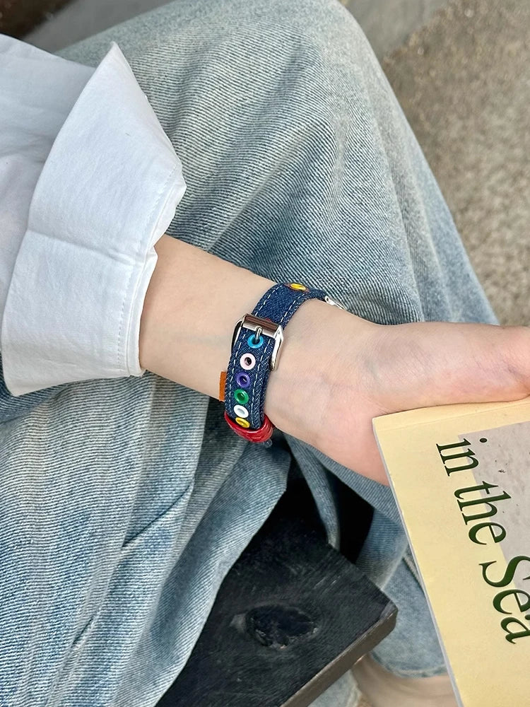 Indigo Heritage Band for Apple Watch