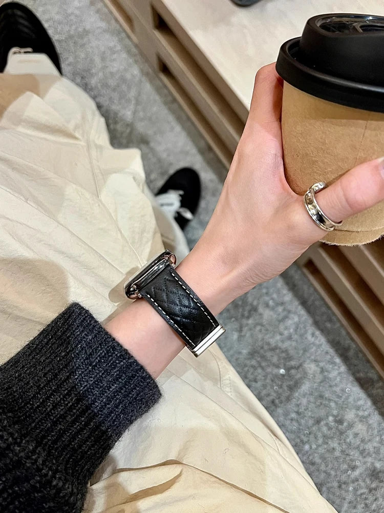 Marquee Leather Band for Apple Watch