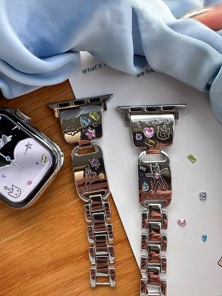 Bastet Diamond Band for Apple Watch
