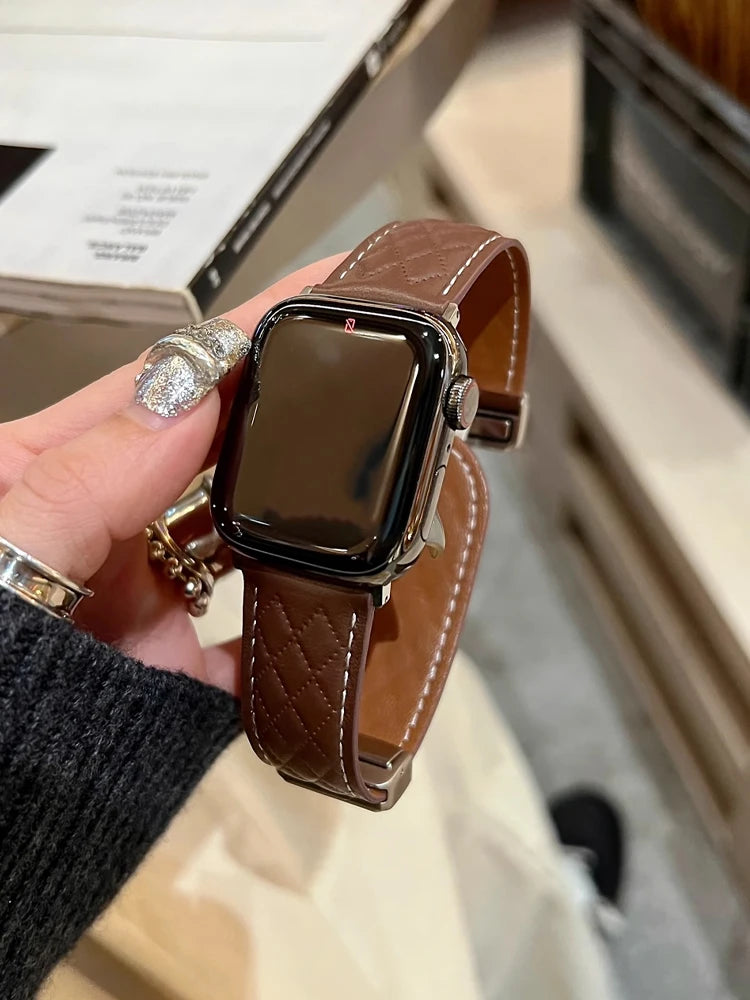 Marquee Leather Band for Apple Watch