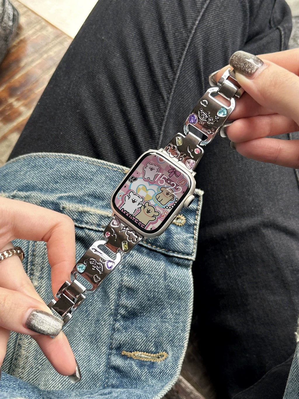 Bastet Diamond Band for Apple Watch