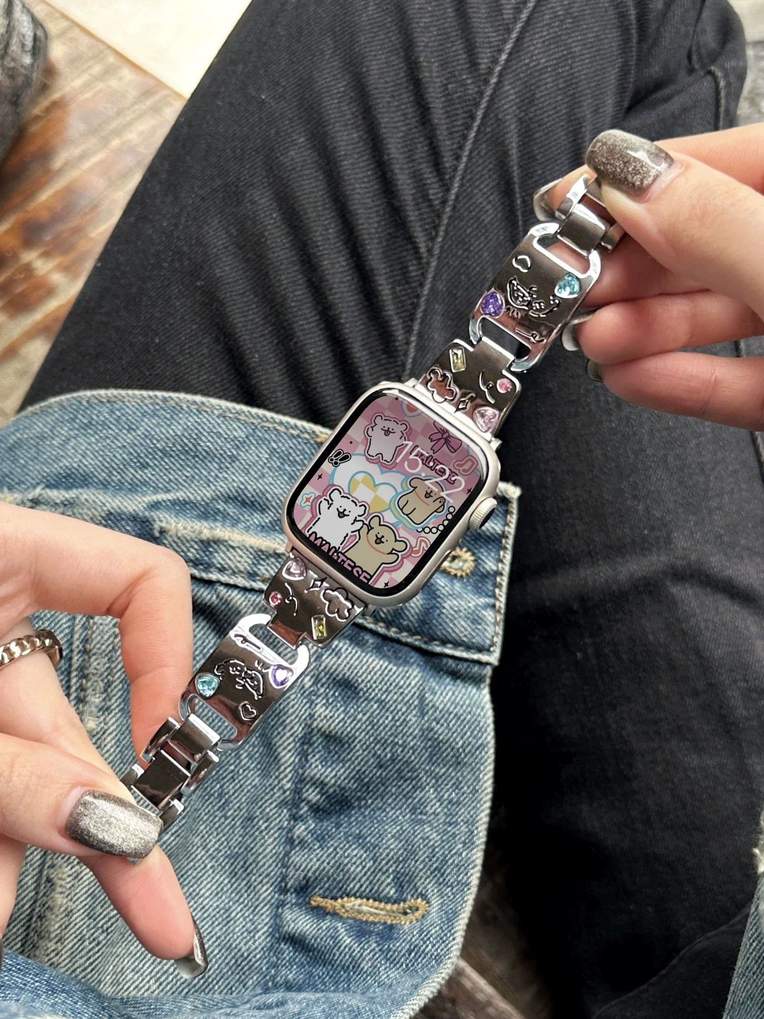 Bastet Diamond Band for Apple Watch