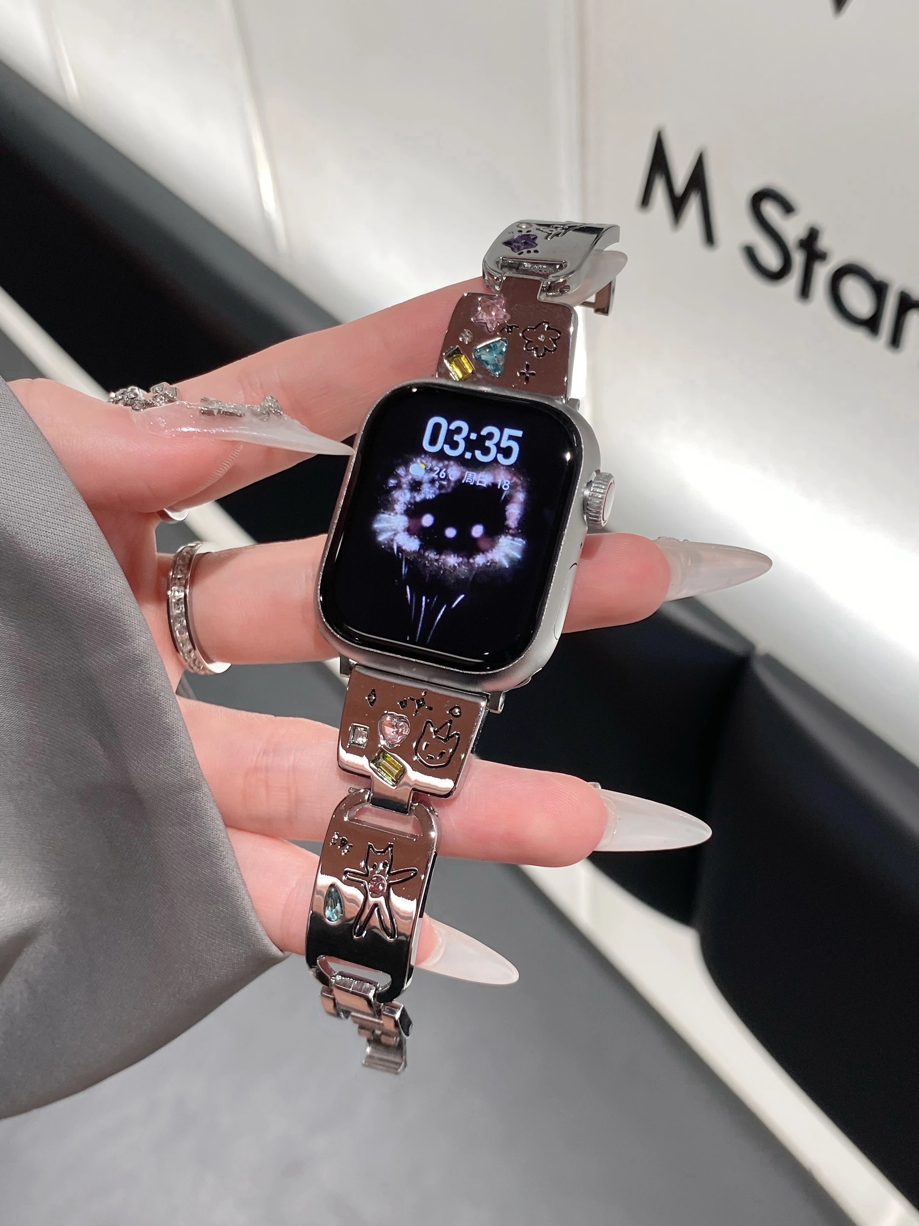 Bastet Diamond Band for Apple Watch