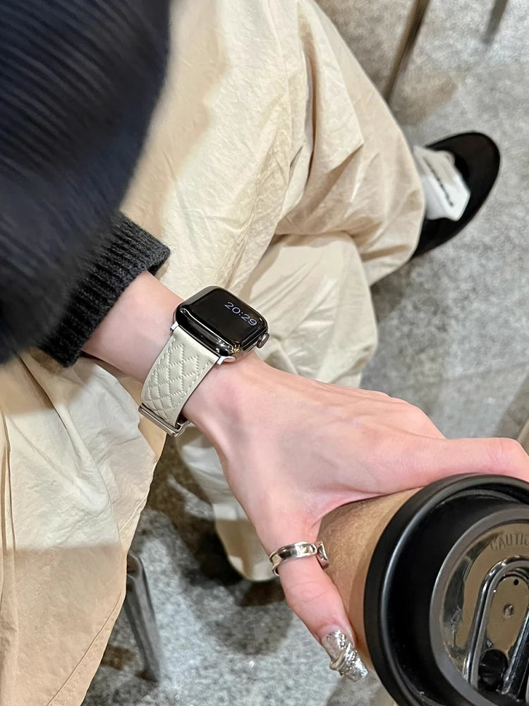 Marquee Leather Band for Apple Watch