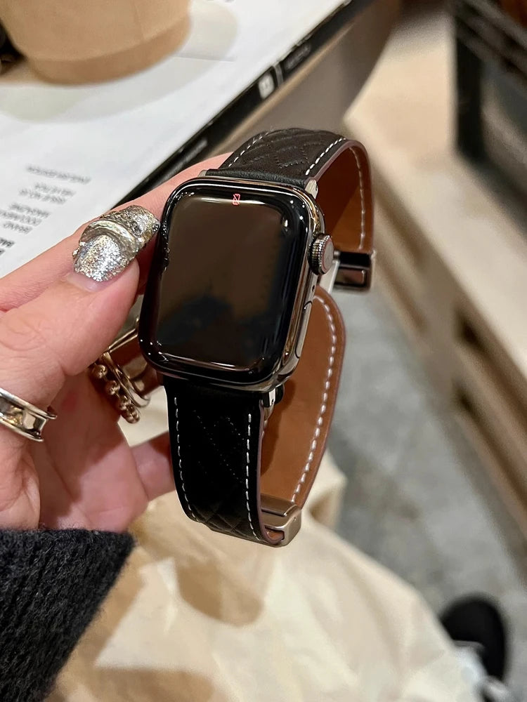 Marquee Leather Band for Apple Watch