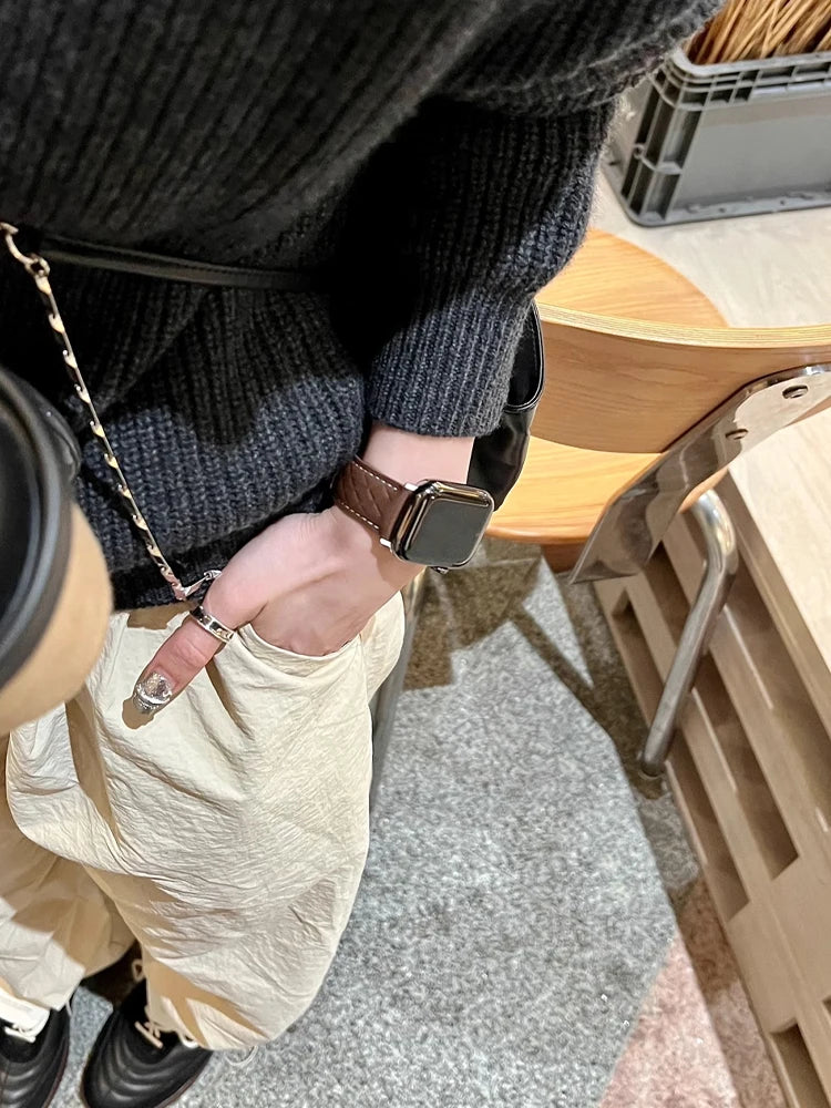 Marquee Leather Band for Apple Watch