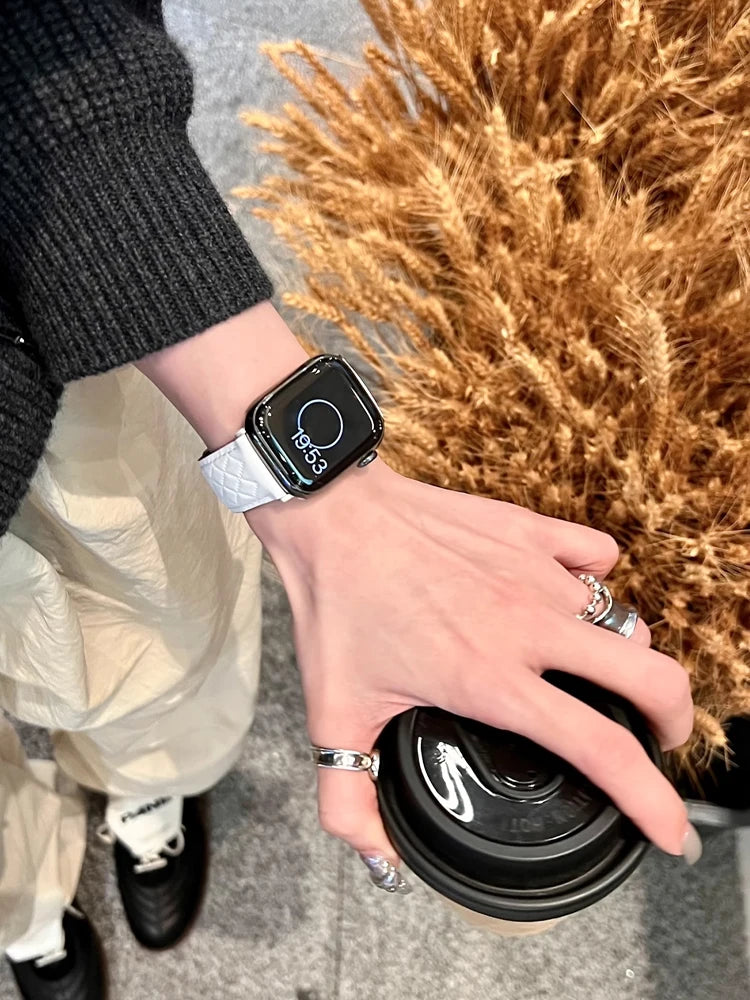 Marquee Leather Band for Apple Watch