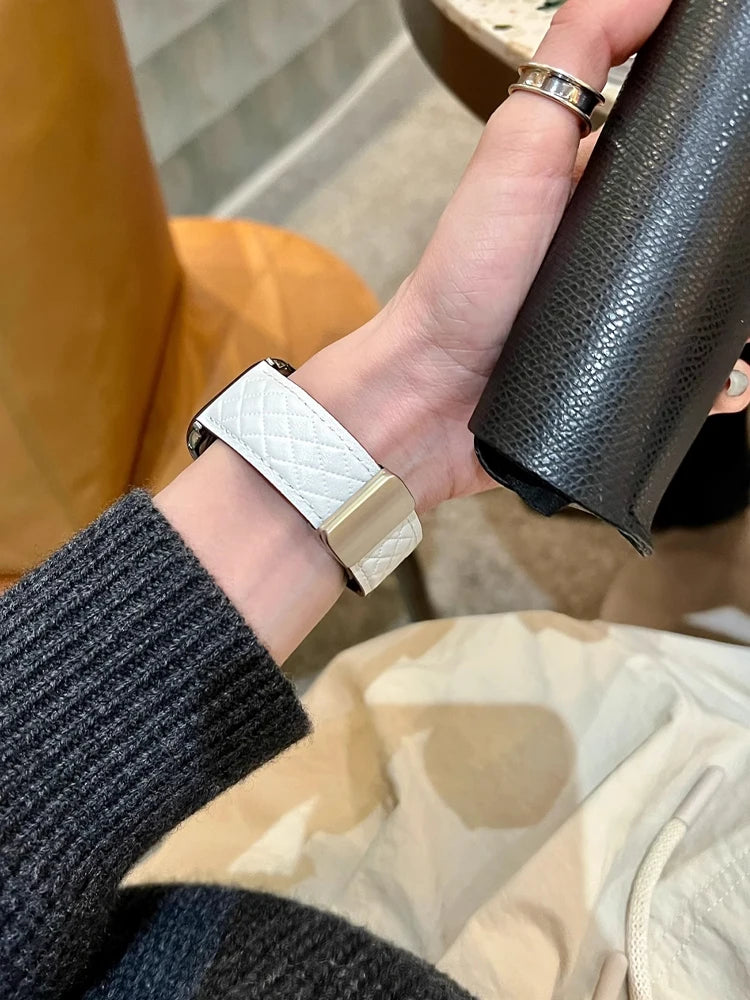 Marquee Leather Band for Apple Watch