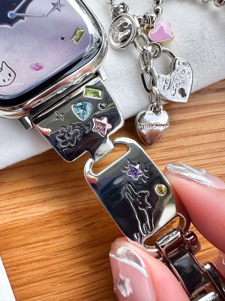 Bastet Diamond Band for Apple Watch