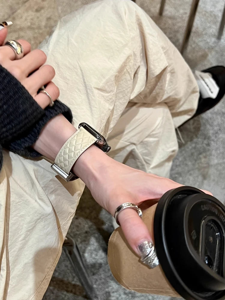 Marquee Leather Band for Apple Watch