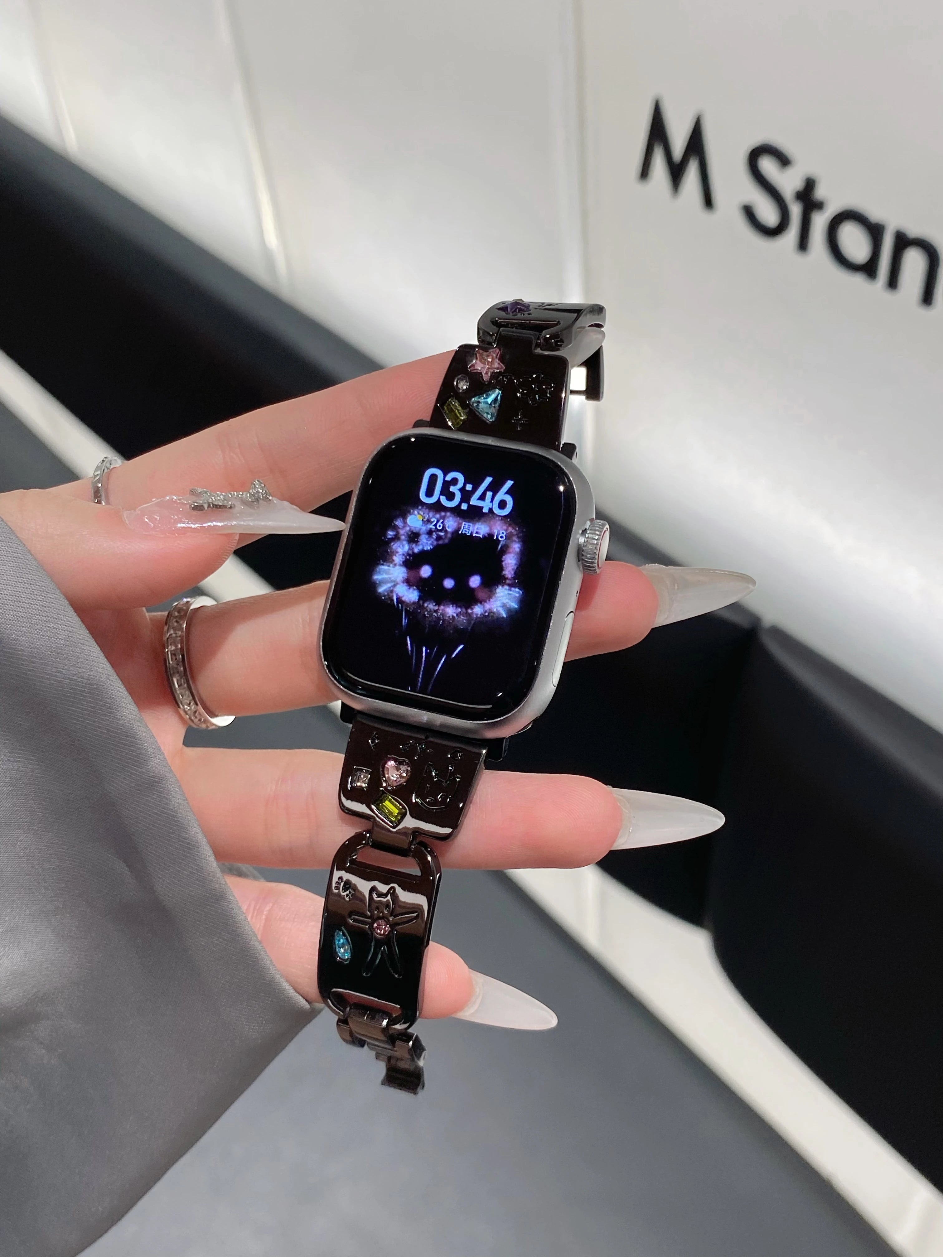 Bastet Diamond Band for Apple Watch