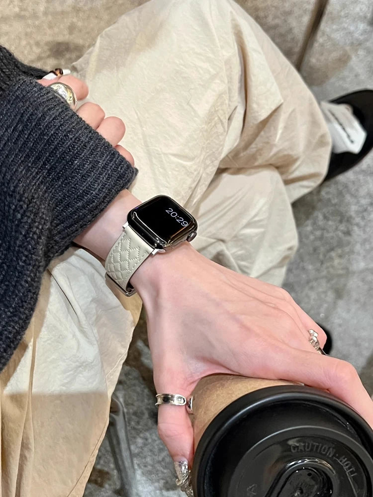 Marquee Leather Band for Apple Watch