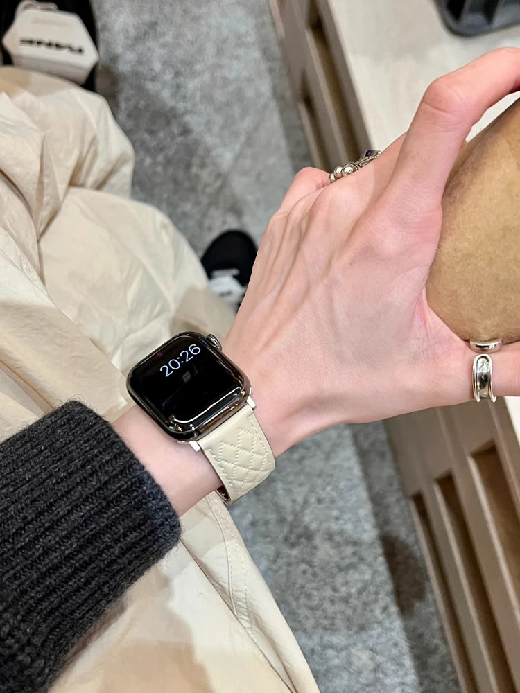 Marquee Leather Band for Apple Watch