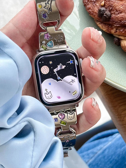 Bastet Diamond Band for Apple Watch