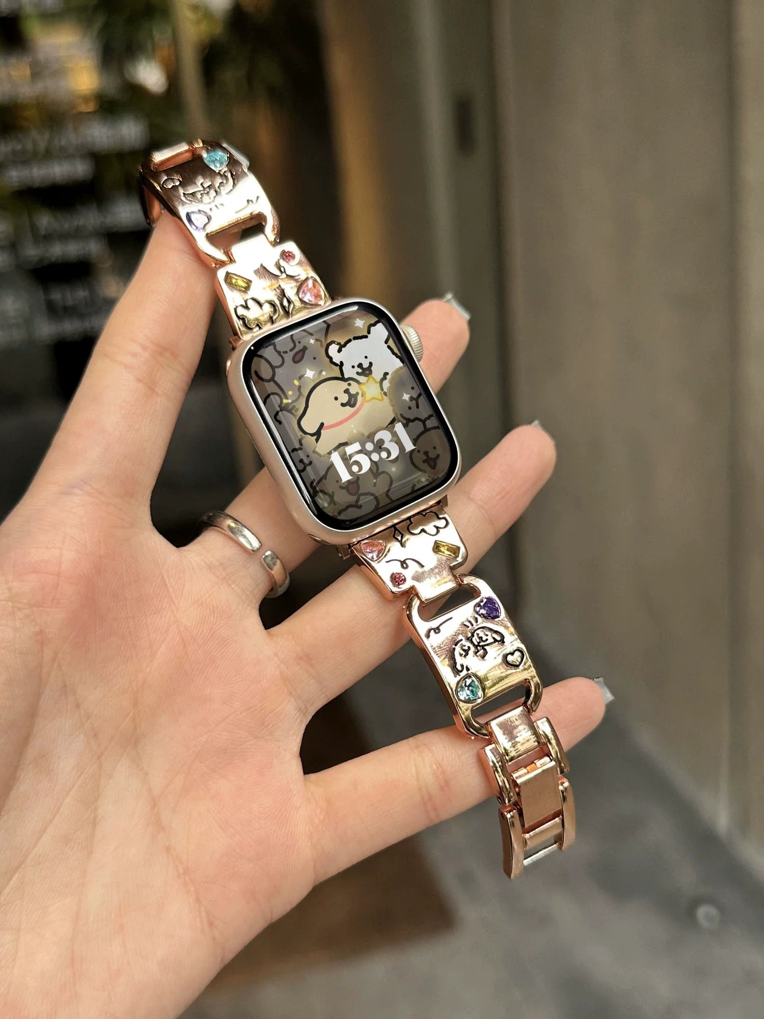 Bastet Diamond Band for Apple Watch