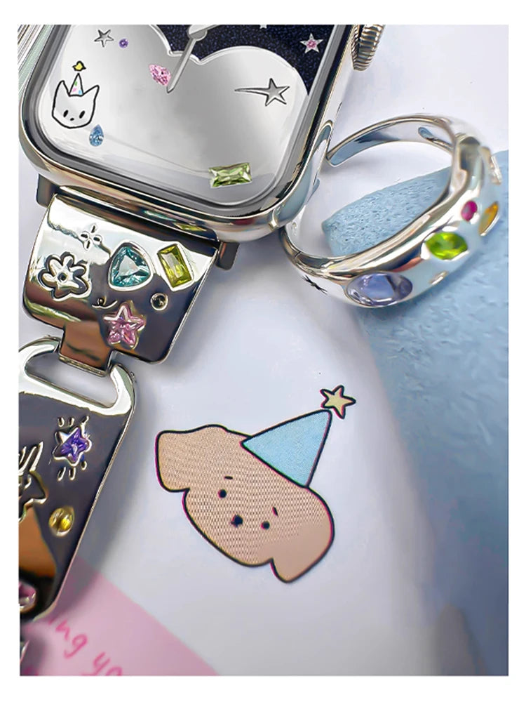 Bastet Diamond Band for Apple Watch