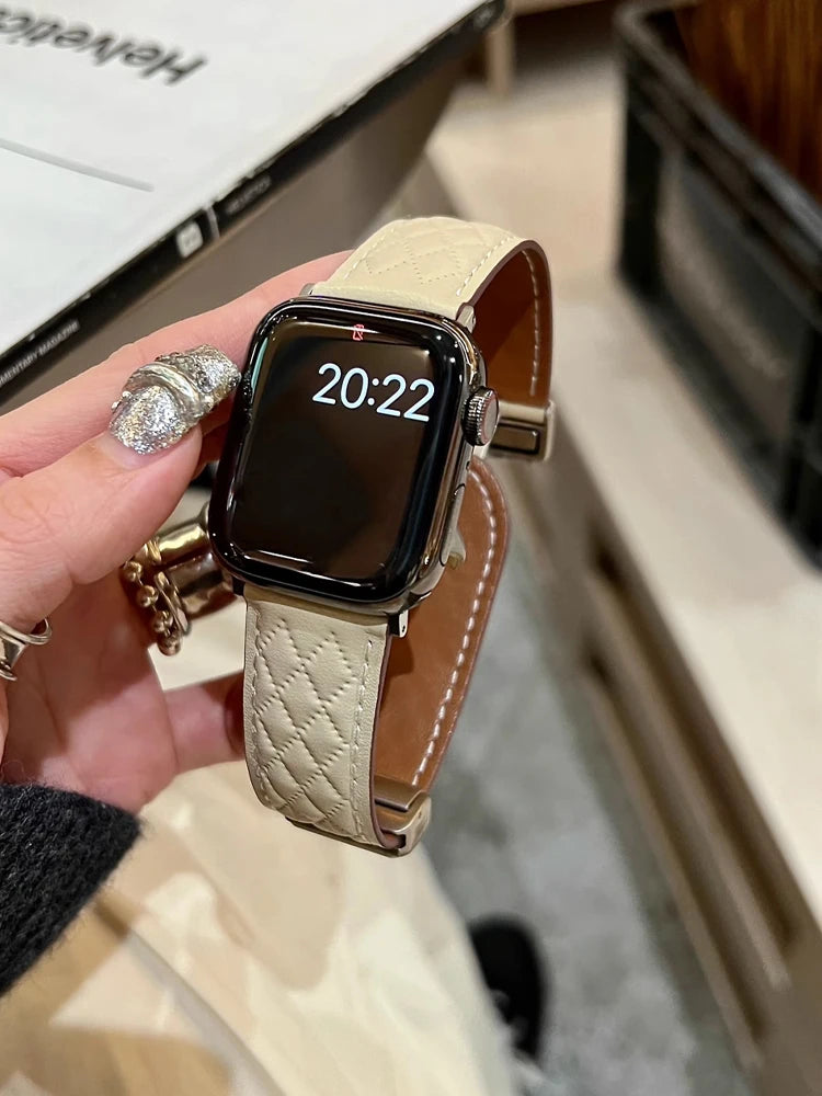 Marquee Leather Band for Apple Watch