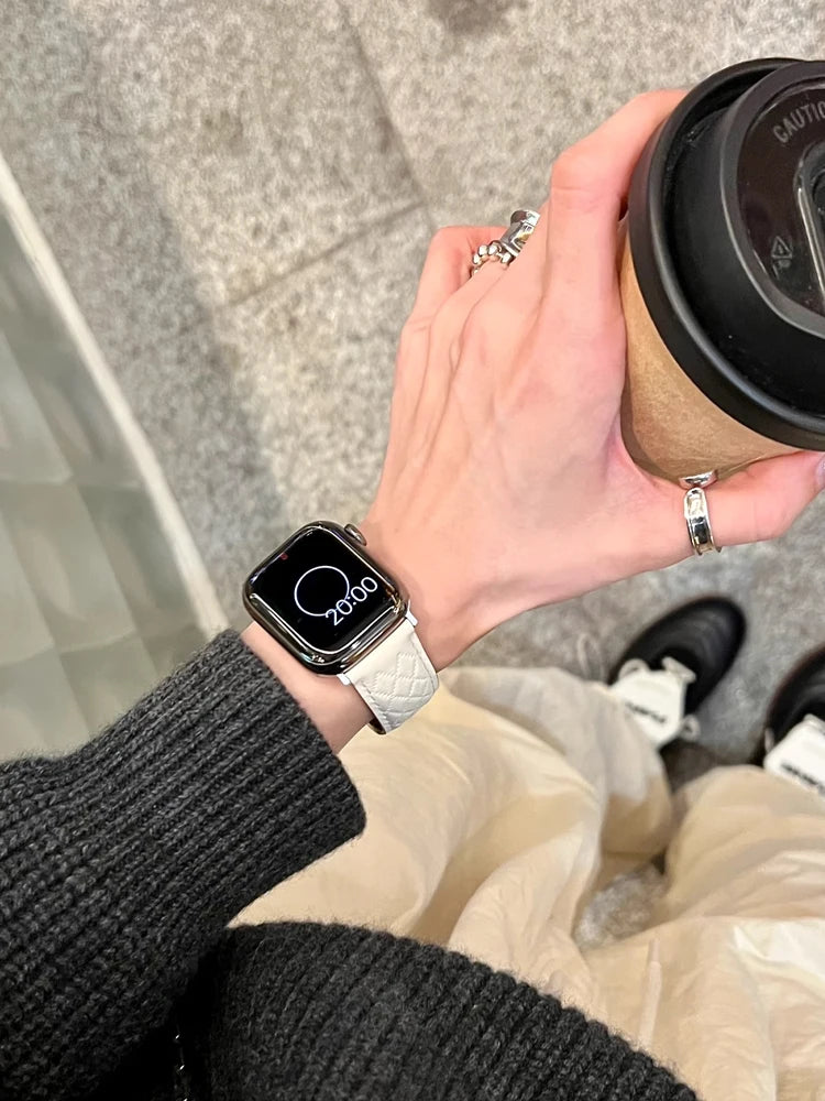 Marquee Leather Band for Apple Watch