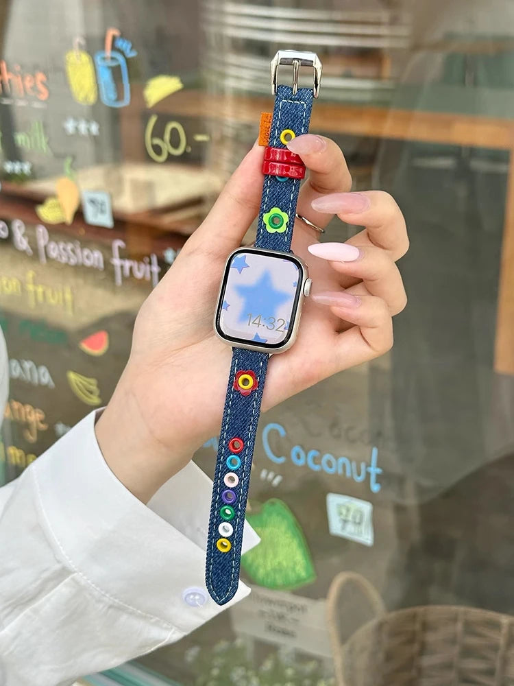 Indigo Heritage Band for Apple Watch