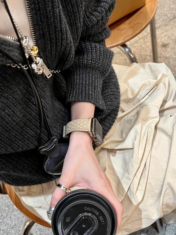 Marquee Leather Band for Apple Watch